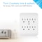 Coby Plug Adapter, 6 Outlet(s) White CB-5503 - alternate 2